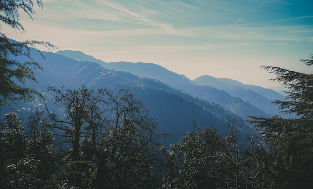 mountain range in dalhousie